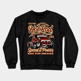 Custom Rocksteady Red Hot Rod Crewneck Sweatshirt